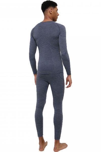 Термобілизна чоловіча Viking Lan Pro (set) 50% merinowool (XXL, dark grey) 2419669364 фото