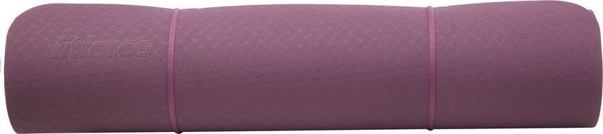 Килимок для йоги та фінтесу YOGA MAT FIT6 (фіолетовий, 6 мм) 2140744340 фото