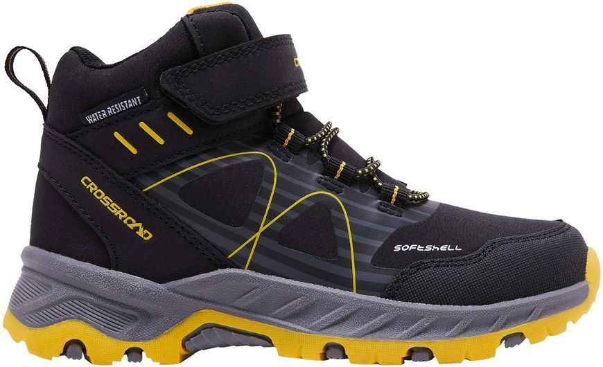 Напівчеревики трекінгові дитячі Crossroad BOSET III MID BLK/YEL (р30) 1950114788 фото