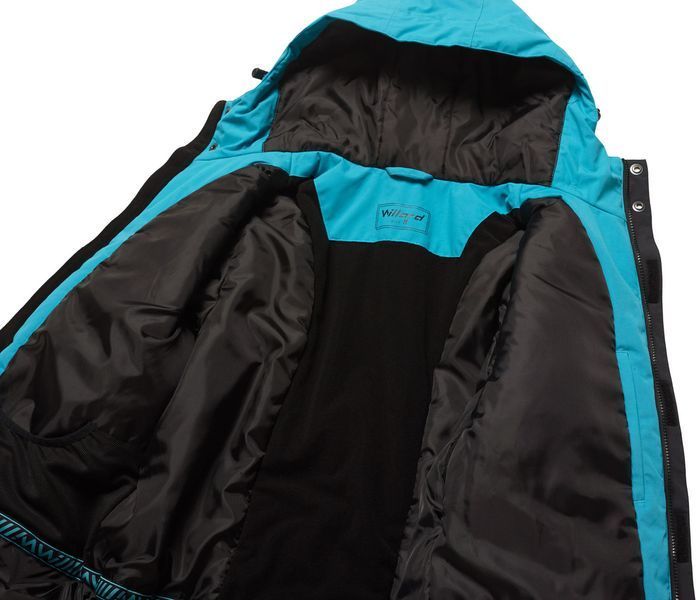 Куртка лижна чоловіча Willard BEROS (black / white / turquoise, M) 2392931711 фото