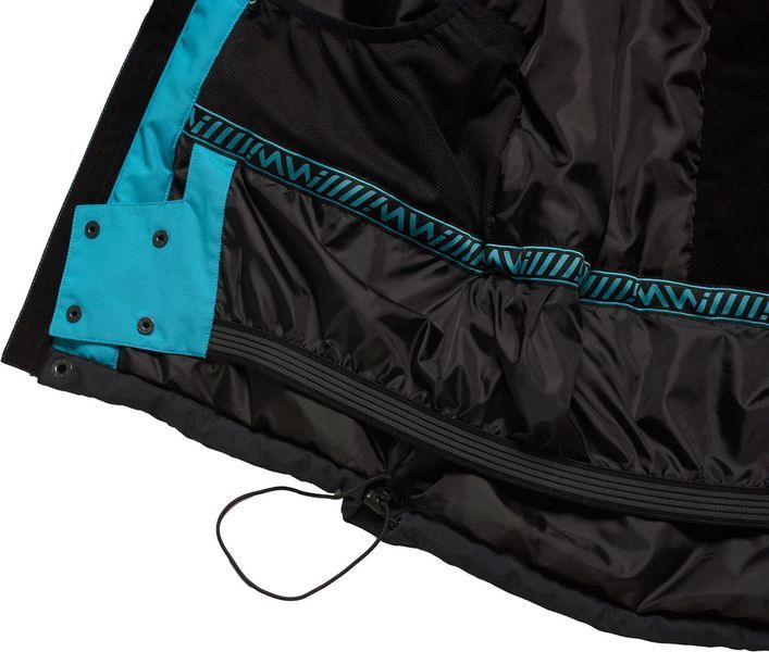 Куртка лижна чоловіча Willard BEROS (black / white / turquoise, M) 2392931711 фото