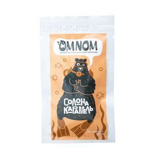Батончик енергетичний OMNOM (солона карамель) 2716265645 фото