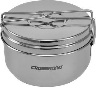 Набір туристичного посуду Crossroad COOQ3, нерж сталь 2284050105 фото