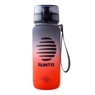 Пляшка спортивна Runto SPACE (червоно-сіра, 650мл) 1818606878 фото
