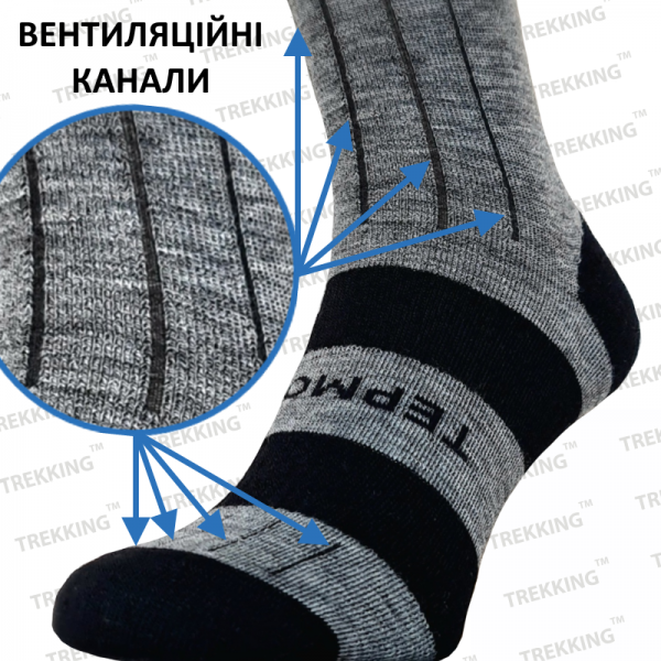 Термошкарпетки зимові серії ТЕРМО°С® модель MiddleHot (S /36-39) 745 фото