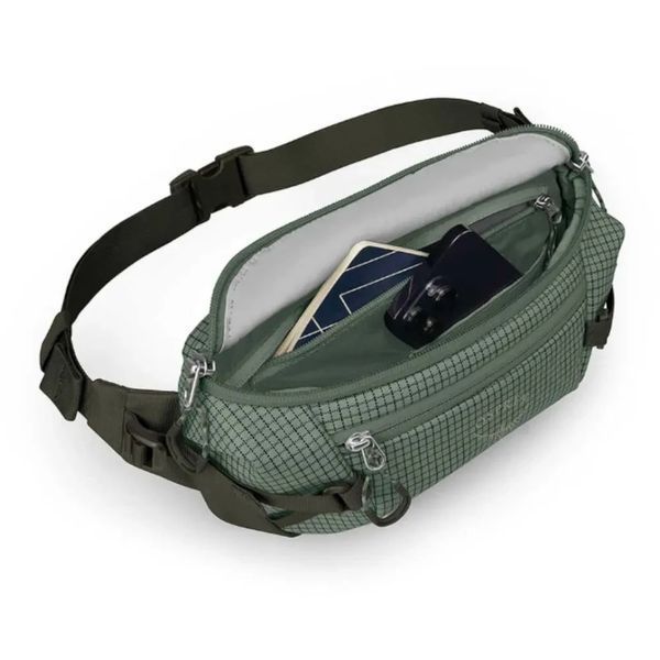 Поясна сумка Osprey Transporter Waist (pine leaf/earl grey &mdash; O/S &mdash; темно-зелений) 2716265641 фото