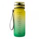 Пляшка спортивна Runto SPACE (зелено-жовта, 650мл) 1818606816 фото 2