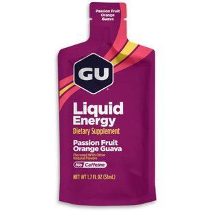 Енергетичний гель рідкий GU Liquid Energy Passion Fruit Orange Guava, 60 г 109231 фото