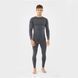 Термобілизна чоловіча Viking Lan Pro (set) 50% merinowool (M, dk grey / lt grey) 2382745228 фото