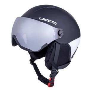 Шолом лижний з візором Laceto TEMPESTA (BKWH, M/55-58см) 2031884681 фото