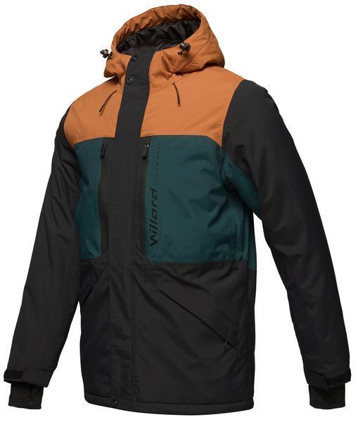 Куртка лижна чоловіча Willard BEROS (black / dark green / brown, M) 2392932273 фото