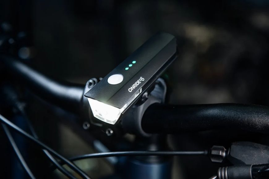 Велосипедна фара ONRIDE Rock 550Lm, 1800 mAh, Type-C 2735651512 фото