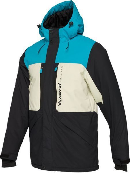 Куртка лижна чоловіча Willard BEROS (black / white / turquoise, XL) 2392932276 фото