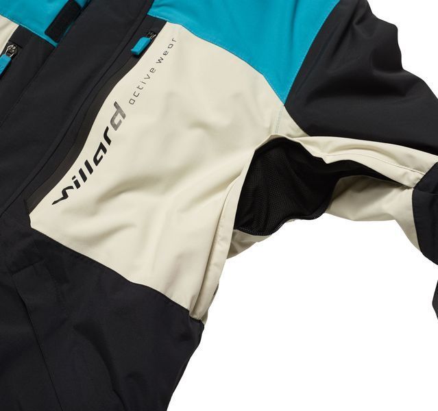 Куртка лижна чоловіча Willard BEROS (black / white / turquoise, XL) 2392932276 фото