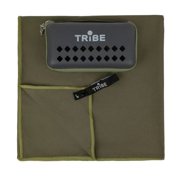 Рушник з мікрофібри Tribe Pocket Towel 60х120 см (army-green) 2968829274 фото