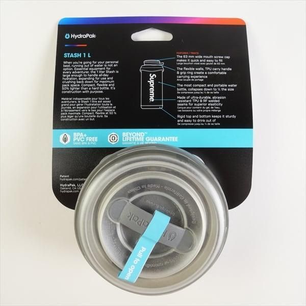 М'яка пляшка HydraPak Stash 2.0 (1.0L, grey) 2559069049 фото