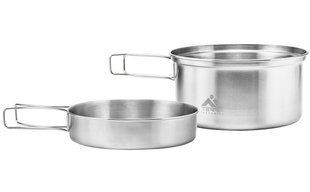 Набір посуду для 2 осіб сталевий"Pot Pan Set M" 2735651526 фото