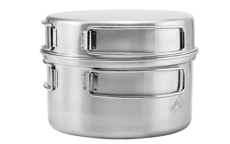 Набір посуду для 2 осіб сталевий"Pot Pan Set M" 2735651526 фото