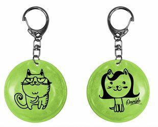 Світловідбиваючий брелок ONRIDE (Kitties) 2483305325 фото