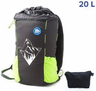 Рюкзак ультралегкий MyPeak Matterhorn 20L (чорний) 1995516361 фото
