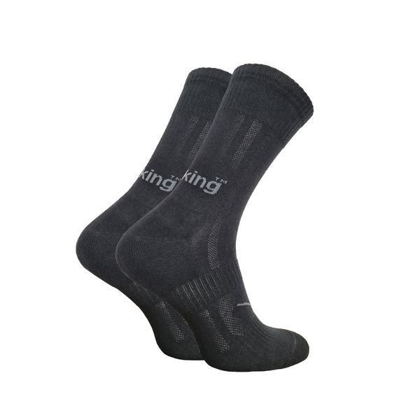 Шкарпетки трекінгові літо "MidLight" чорні (S /36-39) 1839783161 фото