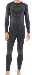 Термобілизна Viking Rocket (Man Set) (M, dk grey / lime) 2382745255 фото