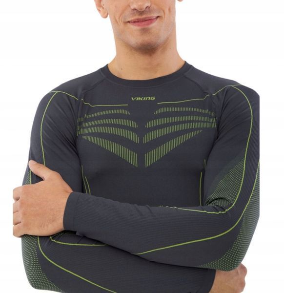 Термобілизна Viking Rocket (Man Set) (M, dk grey / lime) 2382745255 фото